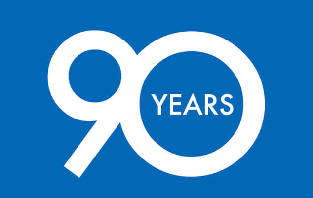 90 years newspri logo
