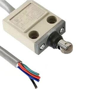 D4C-1232 Limit switch metal IP67 sealed roller plunger SPDT 3m cable