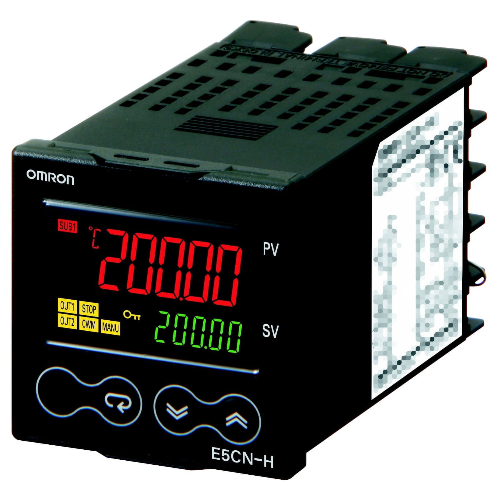 Temp. controller, PROplus,1/16 DIN, (48 x 48)mm,1 x Linear Voltg. OUT,2 x Aux OUT,option unit,24V AC
