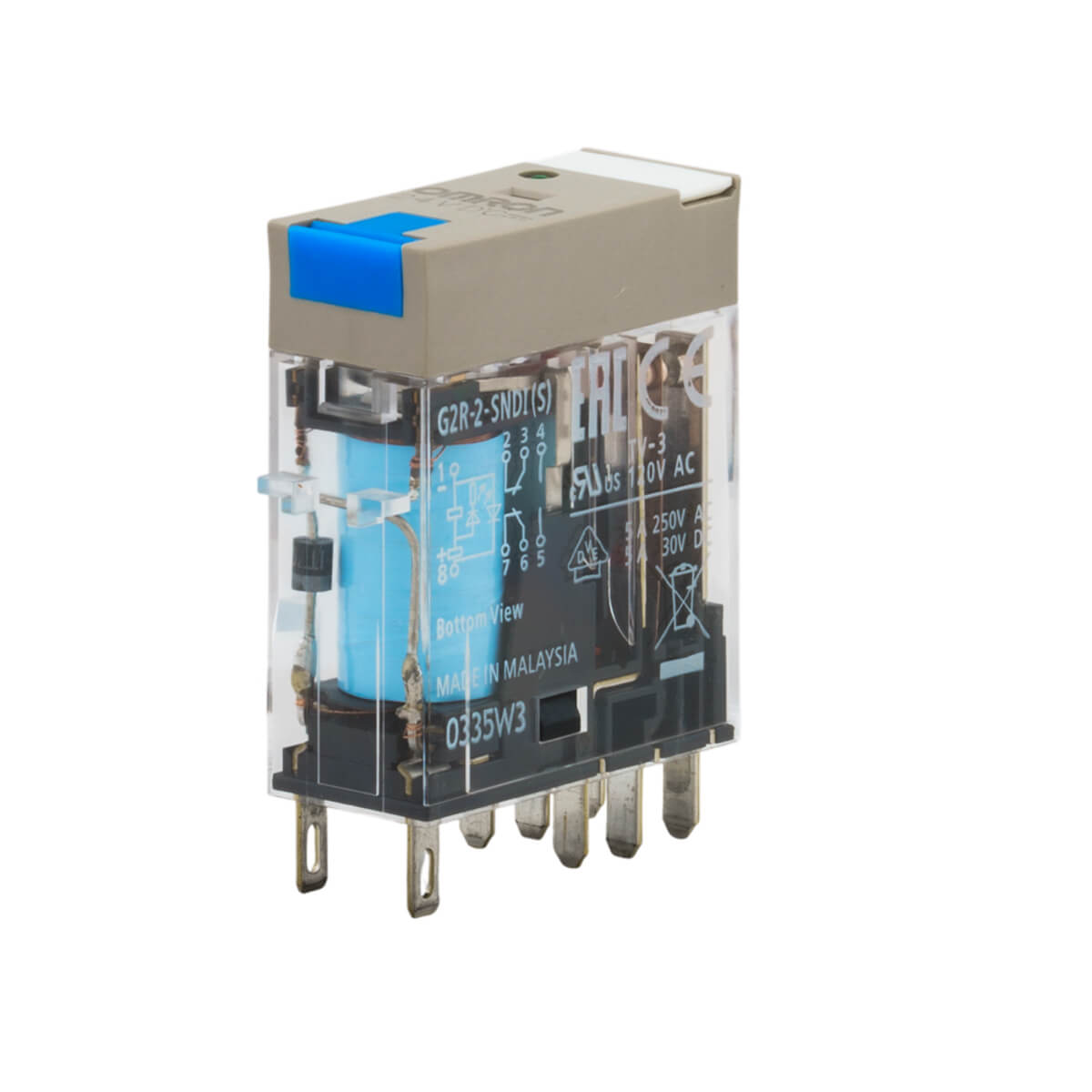 Rel&egrave; Di Potenza Omron G2R-2-SND 24VDC &ndash; 8 Pin, 5A 250VAC, Nuovo