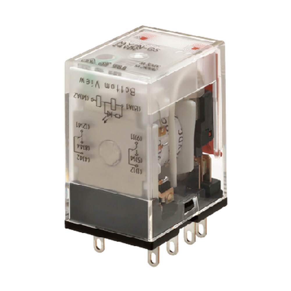 OMRON MY2N 24VDC DPDT Relay With LED Indicator 