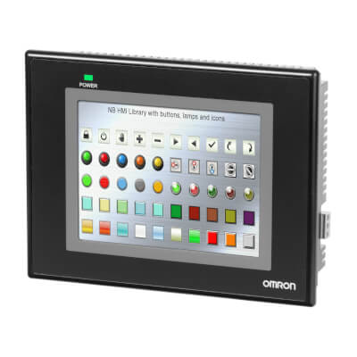 Touch screen HMI, 5.6 inch QVGA (320 x 234 pixel), TFT color, Ethernet + USB Host