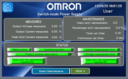 Power supply subpage NB Faceplate prod
