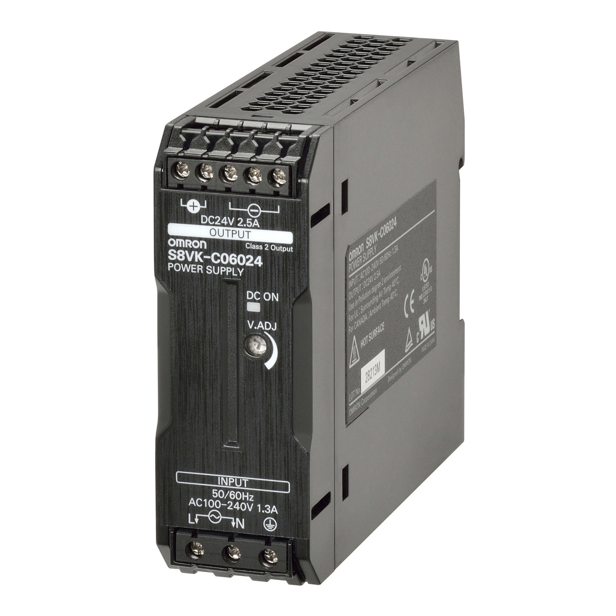 S8VK-C06024 Power Supply Switch Mode 24VDC 60W 2.5A