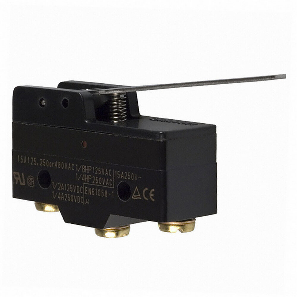 Z-15GW-B Switch basic hinge 63mm lever SPDT