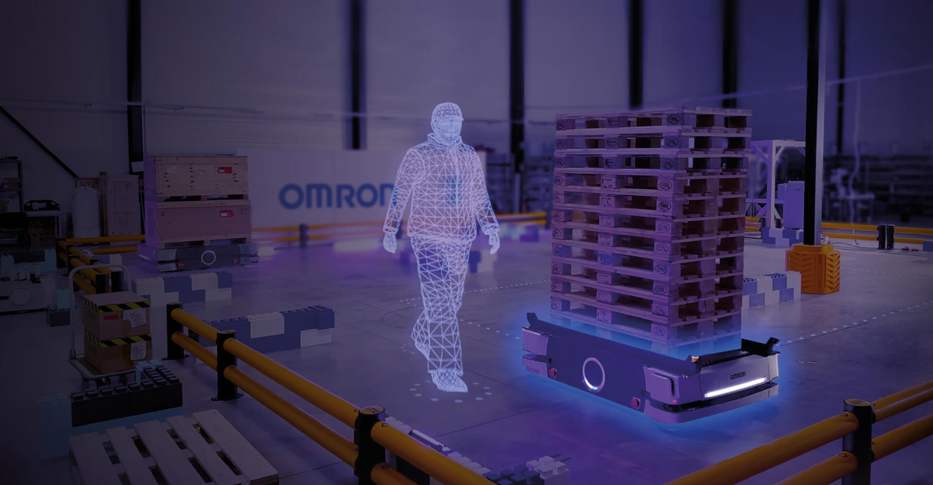 Transporte de paletes OMRON, Portugal