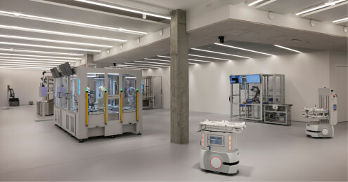 automation center poc-lab stuttgart demo area amr fcard comp