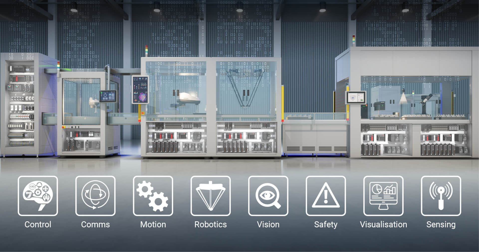 automation excellence modular machine design icons fcard en sol