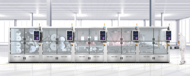 battery cell assembling perspective sol