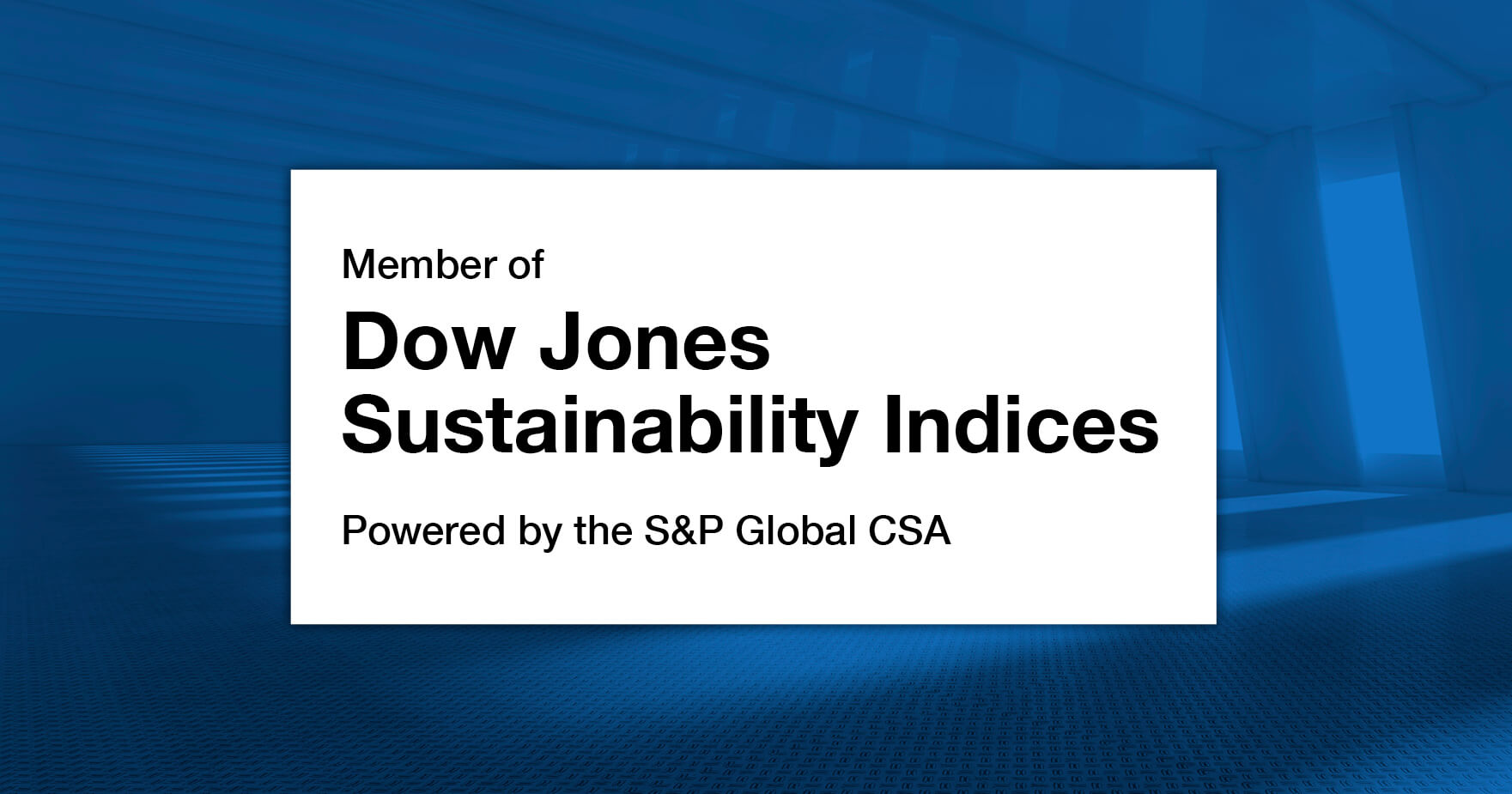 OMRON Listed in the Dow Jones Sustainability World Index for 4th