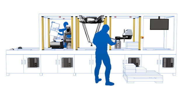 Systèmes de manutention et composants de robotique