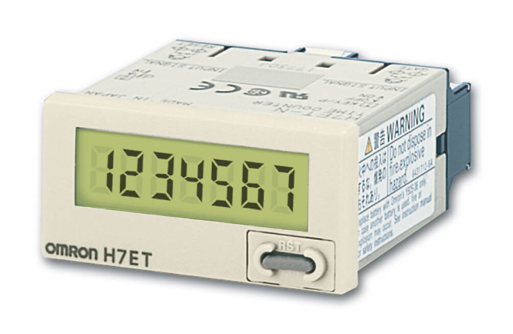 Configurable for timing count or rate meter functions Compact Size part # VC772-302 VersaCount Multifunction Counter with 2 Relays LCD White screen 10-30 VDC 
