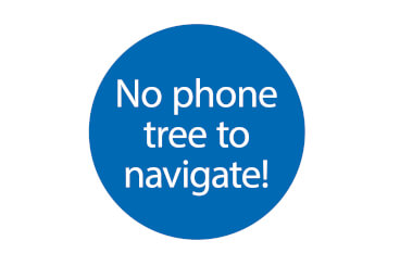 image no phone tree to navigate blue circle en comp