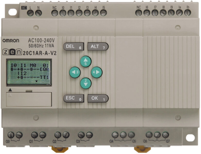 Programmable Relays Logic controllers of PLCs OMRON, UK