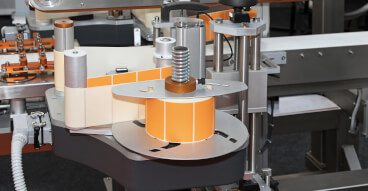 labelling orange machine bboard sol