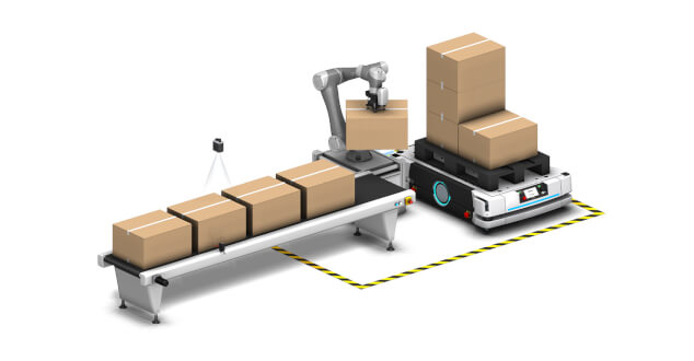 logistics-and-warehouse palletising sol