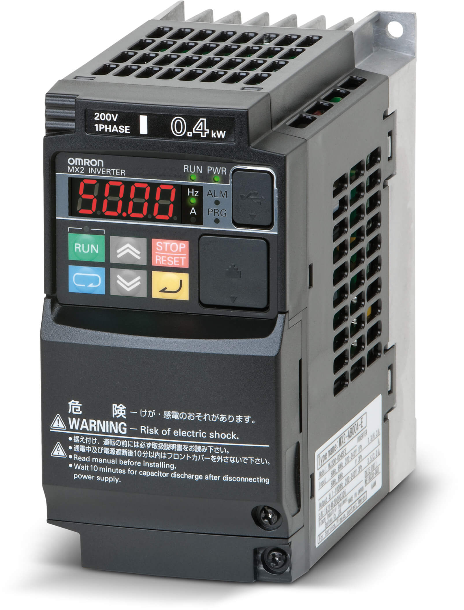Omron WJ200-004SFE Inverter Frequenz-Umrichter Frequenzumrichter MX2-AB004-E 