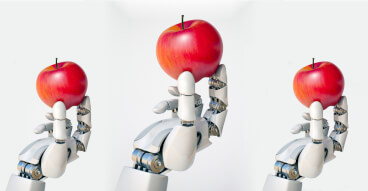 robot hand apple bboard misc