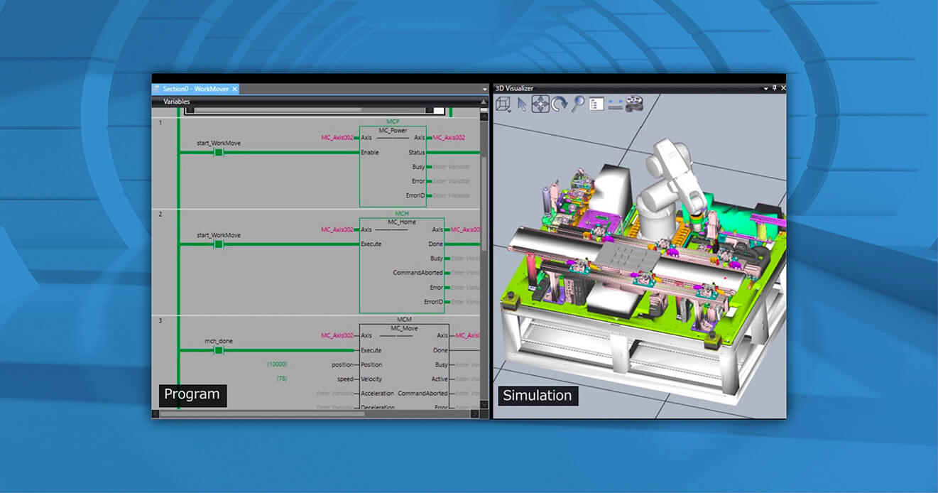 Sysmac Studio 3D Simulation boosts productivity | OMRON, Europe