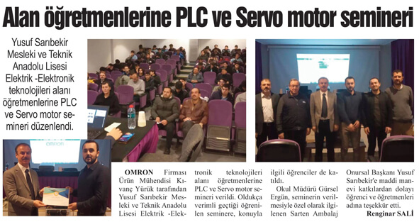 tr news 01 plc ve servo motor semineri misc
