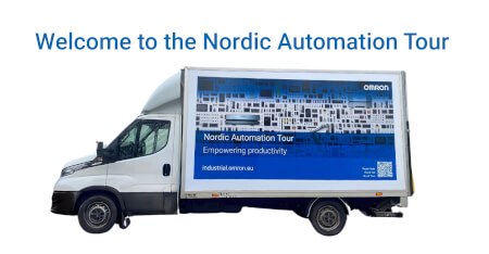 welcome nordic automation tour van bboard event