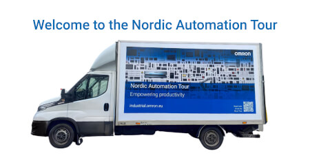 welcome nordic automation tour van fcard event